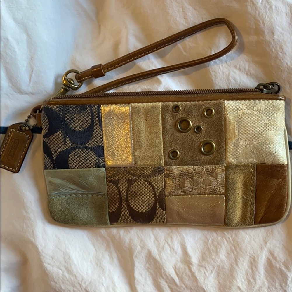 Patchwork Coach Purse - image 1
